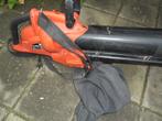 bladblazer/zuiger electrisch met opvangzak en draagband., Tuin en Terras, Bladblazers, Ophalen, Top craft, Ruggedragen, Met neuswiel