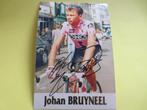 wielerkaart  1993 team once  johan bruyneel signe, Zo goed als nieuw, Verzenden