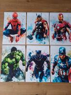MARVEL POSTER superhelden 6 stuks, Huis en Inrichting, Ophalen of Verzenden