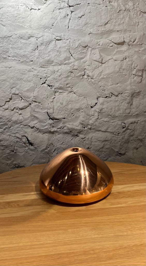 TOM DIXON „Void” koperen lampenkap, Huis en Inrichting, Lampen | Lampenkappen, Zo goed als nieuw, Minder dan 25 cm, Overige vormen