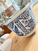 Vintage cache-pot DELFTS blauw-wit , Maastricht 24, Antiek en Kunst, Ophalen