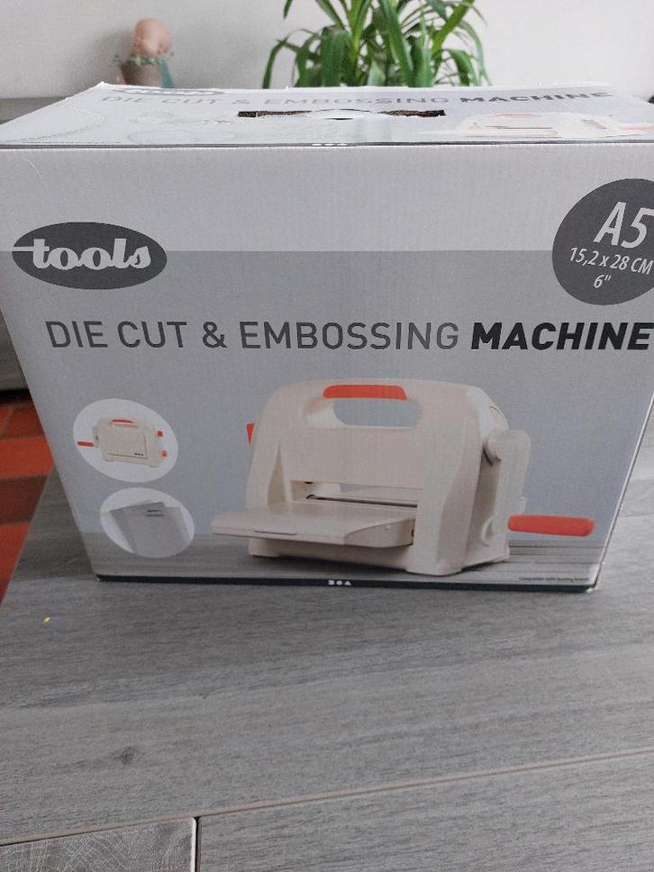 Die cut & embossing machine A5, Hobby en Vrije tijd, Scrapbooking, Nieuw, Overige typen, Overige merken, Ophalen