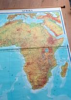 Wandkaart Afrika, Antiquités & Art, Antiquités | Cartes scolaires, Enlèvement ou Envoi