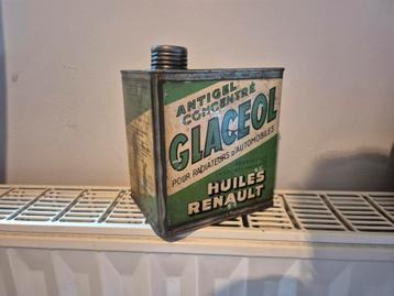Très rare ancien bidon antigel Huile Renault, Enlèvement, Comme neuf