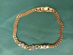 Trendy design 14k goud gevulde sterling zilver 3x Opaal trip, Handtassen en Accessoires, Armbanden, Met edelsteen, Nieuw, Ophalen of Verzenden