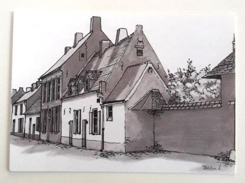 Postkaart nr 2 "Kerkstraat" - Diest, Verzamelen, Postkaarten | België, Ongelopen, Vlaams-Brabant, Verzenden