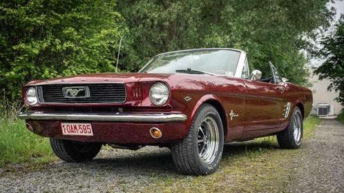 ford mustang cabriolet 1966, Autos, Oldtimers & Ancêtres, Particulier, Ford, Essence, Cabriolet, 4 portes, Automatique, Rouge