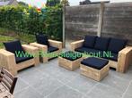ensemble de salon en bois d'échafaudage canapé chaise longue, Jardin & Terrasse, Ensembles de jardin, Bois d'échafaudage, Envoi