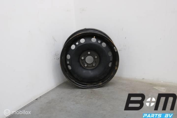 1 losse 15 inch stalen velg VW Polo 6R / 6C 6C0601027F, Auto-onderdelen, Banden en Velgen, Velg(en), Gebruikt