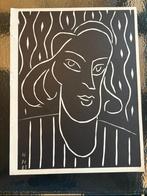 Henri Matisse houtsnede, Ophalen