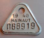 Plaque de velo hainaut 1948, Ophalen of Verzenden, Zo goed als nieuw