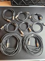 Lot 10 xlr kabels, Ophalen of Verzenden, Zo goed als nieuw