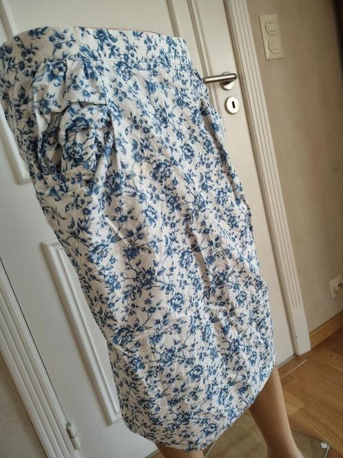 Vintage bloemetjes rok <3, Kleding | Dames, Rokken, Maat 42/44 (L), Verzenden