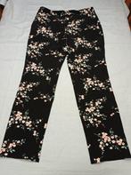 Zwarte broek met bloemen van Zara Basic Collection maat XS, Vêtements | Femmes, Culottes & Pantalons, Zara, Noir, Taille 34 (XS) ou plus petite