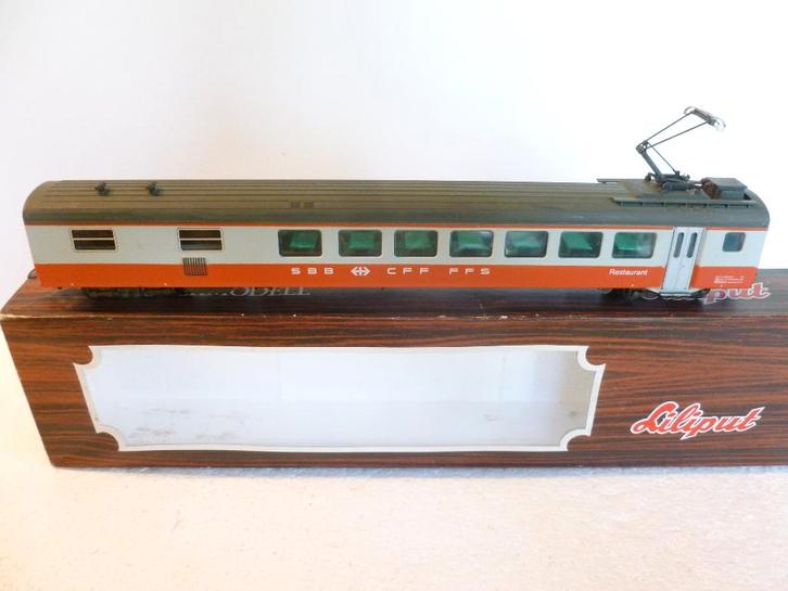 TRAINS HO, Hobby en Vrije tijd, Modeltreinen | H0, Zo goed als nieuw, Treinset, Gelijkstroom, Liliput, Ophalen of Verzenden