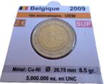 BELGIQUE 2 euro UEM année 2009 SUP., 2 euros, Envoi, Monnaie en vrac, Belgique