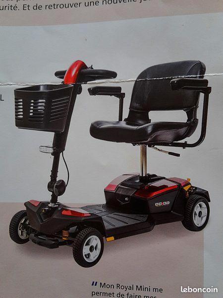 ROYAL MINI ELEKTRISCHE ROLSTOELscooter MET 4 WIELEN, Diversen, Rolstoelen, Gebruikt, Elektrische rolstoel, Verzenden