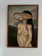 Schilderij van J. Vanderhaghen, Antiek en Kunst, Ophalen