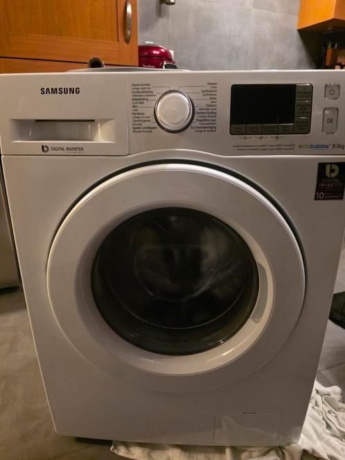 Lave Linge Samsung Eco-Bubble 8kg A+++, Elektronische apparatuur, Wasmachines, Gebruikt, Voorlader, 8 tot 10 kg, 85 tot 90 cm