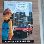 RENAULT SUPER 5 DIESEL année modèle 86, Enlèvement ou Envoi, Neuf, Renault