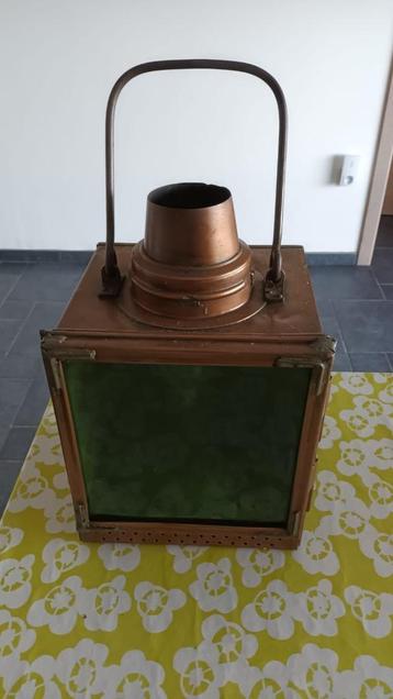 olielamp koper spoorweglamp beschikbaar voor biedingen