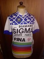 maillot de cyclisme rétro vintage sigma diamant, Vélos & Vélomoteurs, XL, Enlèvement ou Envoi