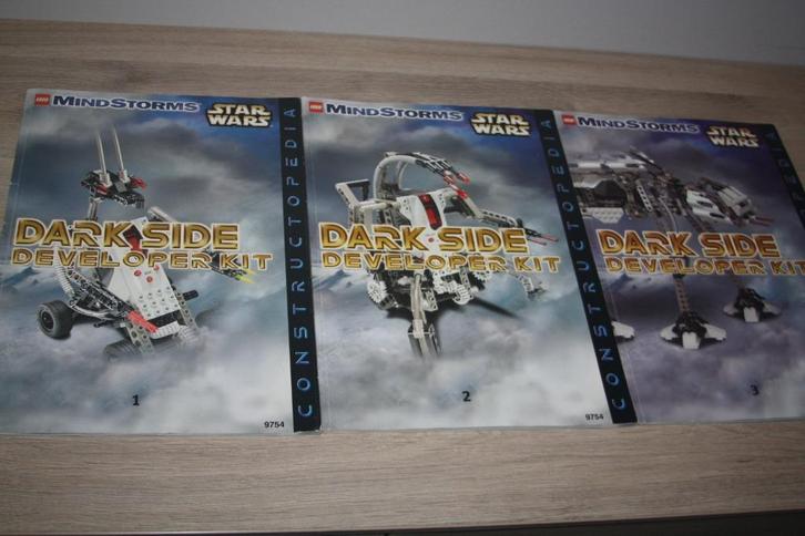 Star Wars MindStorms Lego ( 9754 , 3 boeken ), Verzamelen, Star Wars, Gebruikt, Boek of Poster, Ophalen of Verzenden