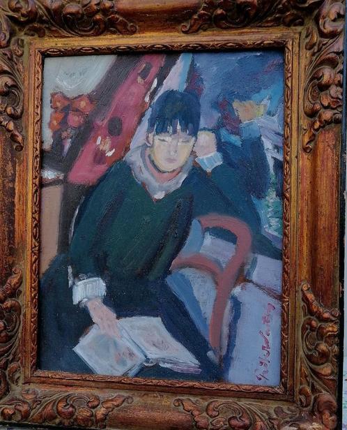 Rik Wouters "" Vrouw voor bovenrraam  "" olieverf, Antiek en Kunst, Kunst | Schilderijen | Klassiek, Verzenden