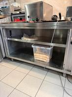 RVS Inox Werktafels - Wandrekken - Horeca Inox meubilair, Enlèvement, Utilisé