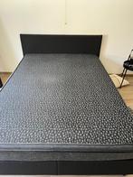 Boxspring 140x200, Ophalen, Gebruikt, Zwart, 140 cm