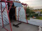 Élévateur à portique avec siège de brouette et housse, Bricolage & Construction, Enlèvement, Utilisé