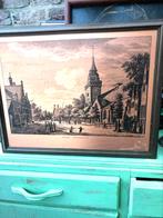 4 gedrukte etsen op koperdrager platen, Ophalen of Verzenden