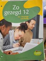 Boek Zo gezegd 1.2 schriftelijk, Livres, Enlèvement, Comme neuf