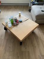 Massief eiken salontafel, Huis en Inrichting, Ophalen, Gebruikt