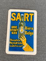 Oude speelkaart brouwerij brasserie HEYNDRICKX - LODELINSART, Enlèvement ou Envoi, Comme neuf, Carte(s) à jouer