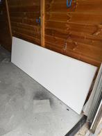 Witte deur. Massief hout. 260x82x4.5, Doe-het-zelf en Bouw, Hout en Planken, Ophalen