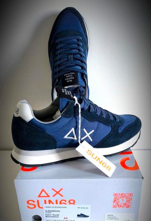 SNEAKERS SUN68 - maat 44 - marineblauw, Kleding | Heren, Schoenen, Nieuw, Sneakers, Blauw, Ophalen of Verzenden