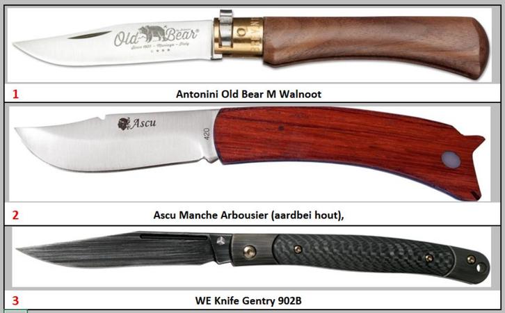 "Zakmesjes (6), Nieuw,  uit verzameling (adv 1)", Verzamelen, Overige Verzamelen, Ophalen of Verzenden