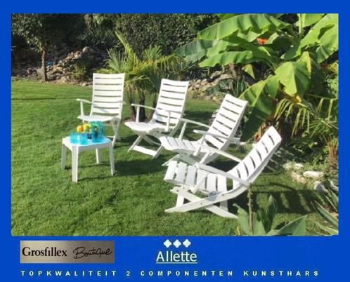 Grosfillex Boutique tuinset vgl Triconfort Rovergarden Kettl, Tuin en Terras, Tuinmeubel-accessoires, Zo goed als nieuw, Ophalen