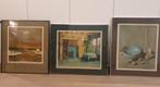 3 litho's/steendrukken Vic Dooms/Victor Dooms 32/99, Antiek en Kunst, Ophalen