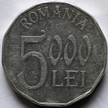 Roemenië - 5000 lei - 2002