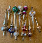 Lot oude kerstballen, pieken, vintage kerstversiering, retro, Enlèvement, Utilisé