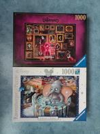 Disney puzzels - 1000 stukken, Comme neuf, 500 à 1500 pièces, Puzzle, Enlèvement ou Envoi