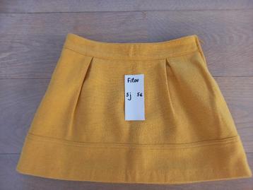Wollen okergeel Rokje Filou 5 jaar - Maat 110 beschikbaar voor biedingen