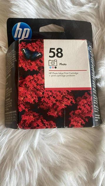 HP 58  Photo Inktcartridge + Protector  beschikbaar voor biedingen