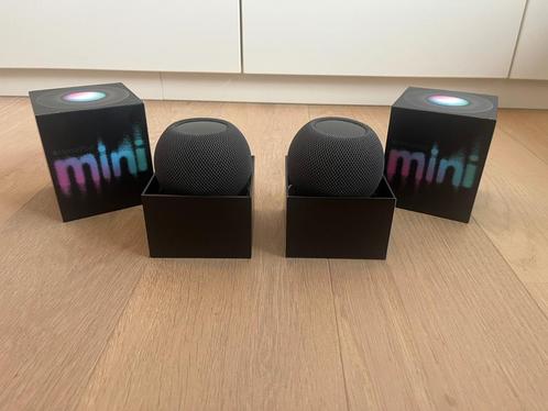 Apple HomePod mini Stereopaar, Audio, Tv en Foto, Luidsprekerboxen, Zo goed als nieuw, Front, Rear of Stereo speakers, Minder dan 60 watt