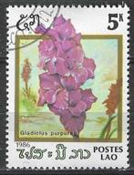 Laos 1986 - Yvert 698F - Tuinbloemen - Gladiolen (ST), Verzenden