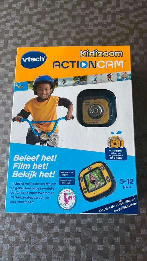 VTech Kidi actioncam plus gratis draagtas, TV, Hi-fi & Vidéo, Caméras action, Comme neuf, Autres marques, Enlèvement ou Envoi