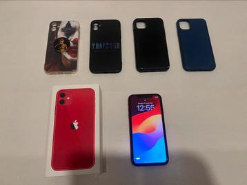 iPhone 11 - rouge - 64 Go