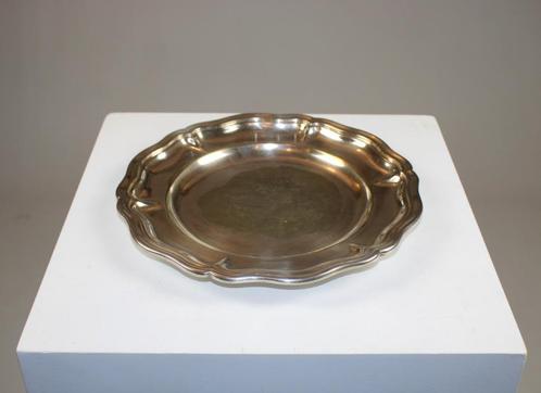 verzilverd dienblad Wiskemann, Antiek en Kunst, Antiek | Zilver en Goud, Zilver, Ophalen of Verzenden